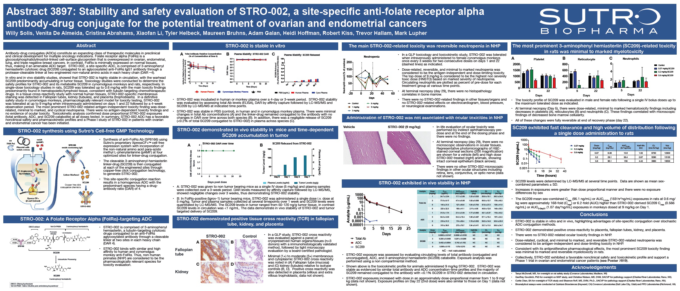 American Association for Cancer Research (AACR) 2019 STRO002